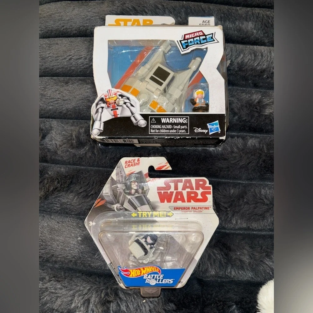 Star Wars Battle Rollers Emperor Palpatine Imperial Microforce Luke Skywalker